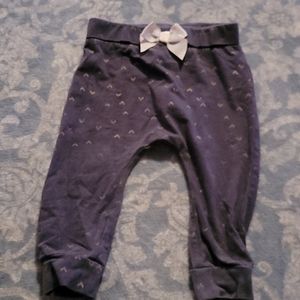 Pants with a bow
